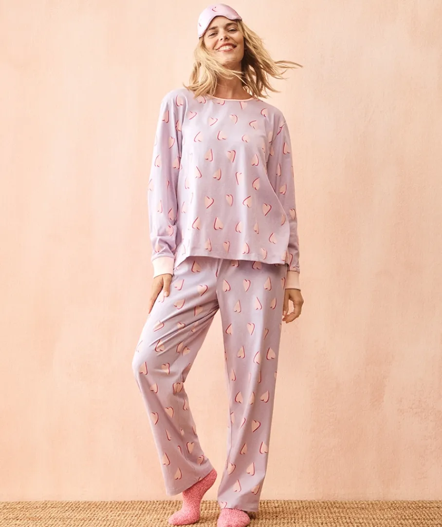 Sussan Pyjama Sets|Bcna>BCNA Heart Print Pyjama Set