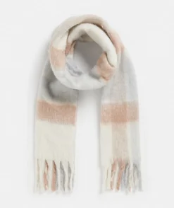 Sussan Knit Accessories|Scarves>Brushed Check Scarf -