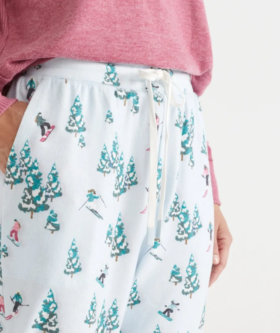 Sussan Pyjama Bottoms>Brushed Snow Novelty Pyjama Pant