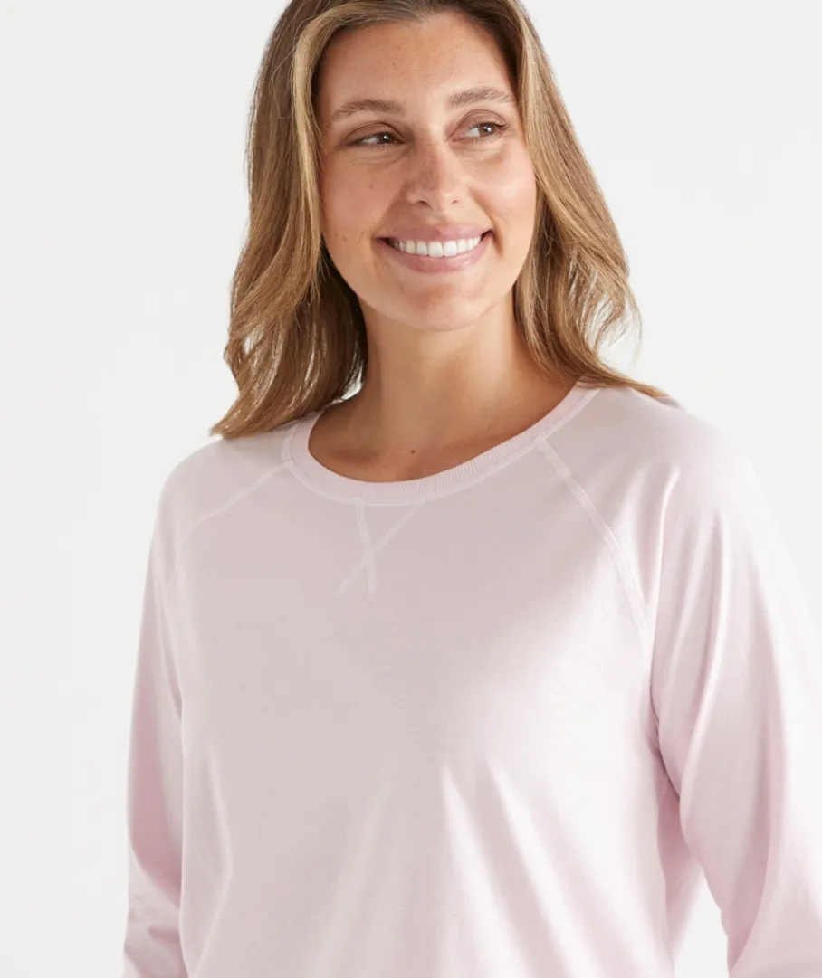 Women Sussan Women's Pyjama Tops|Everyday Icons>Contrast Long Sleeve Pyjama Top