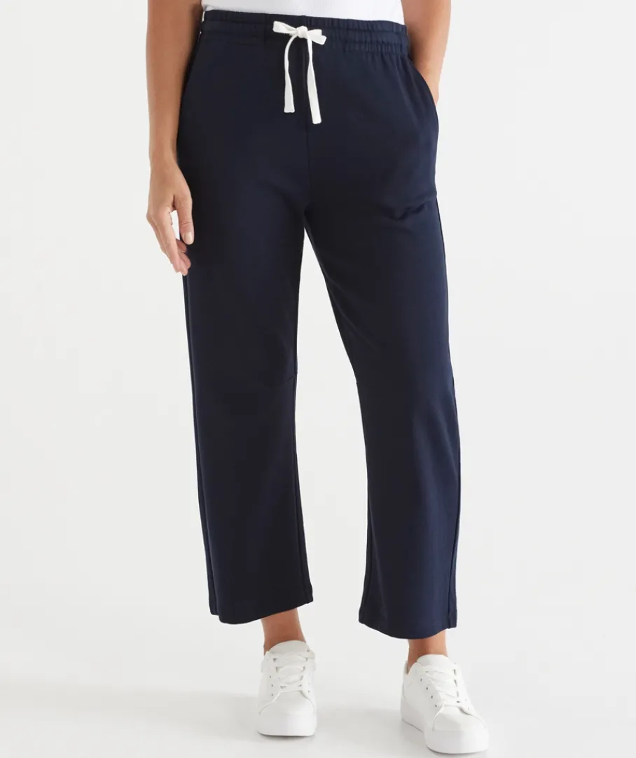 Sussan Pants|Loungewear>Cropped Straight Leg Lounge Pant