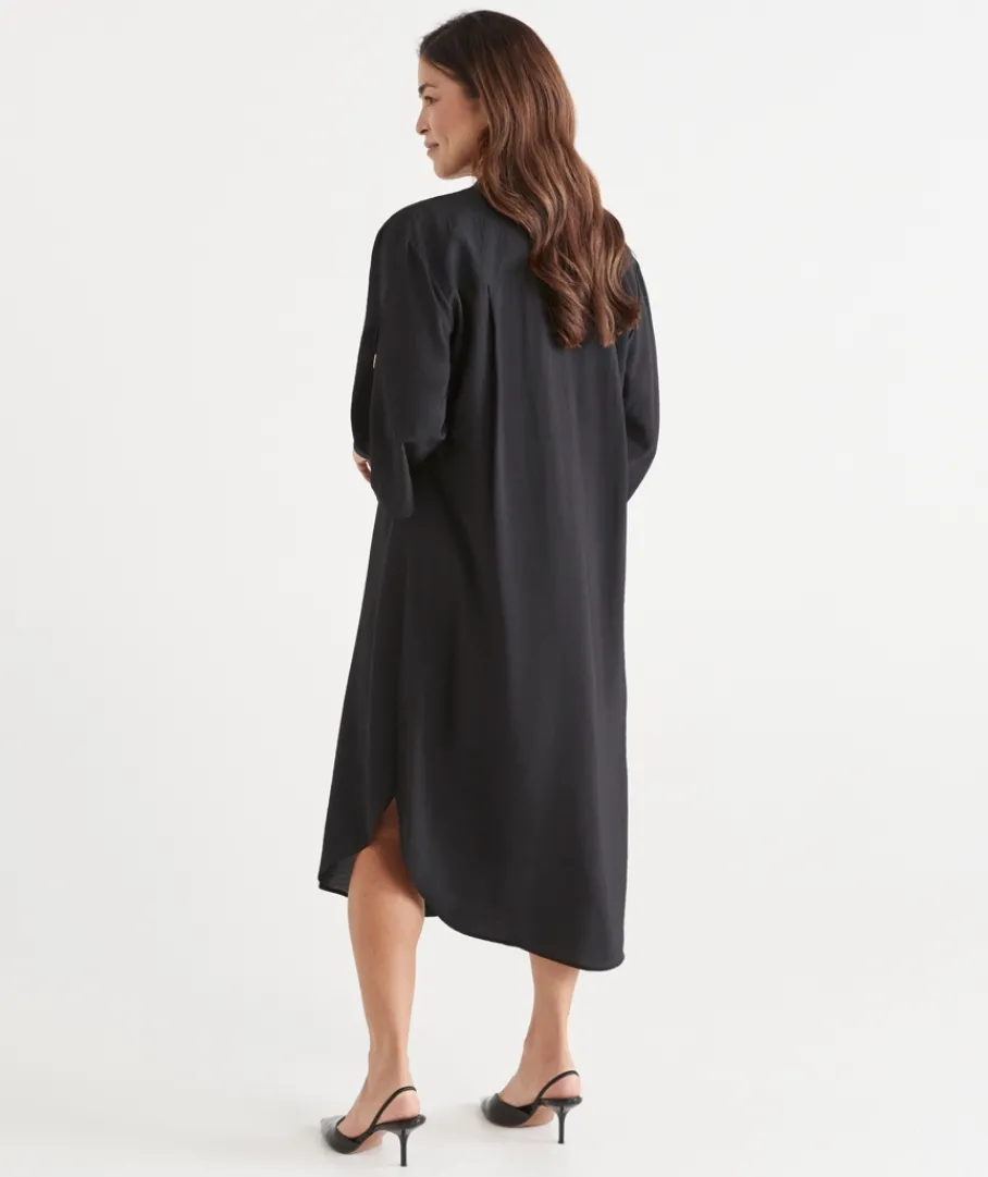 Sussan Dresses>D Ring Shirt Midi Dress