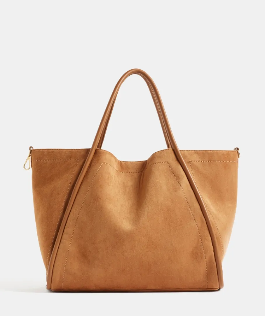Sussan Bags>Faux Suede Summer Tote Bag