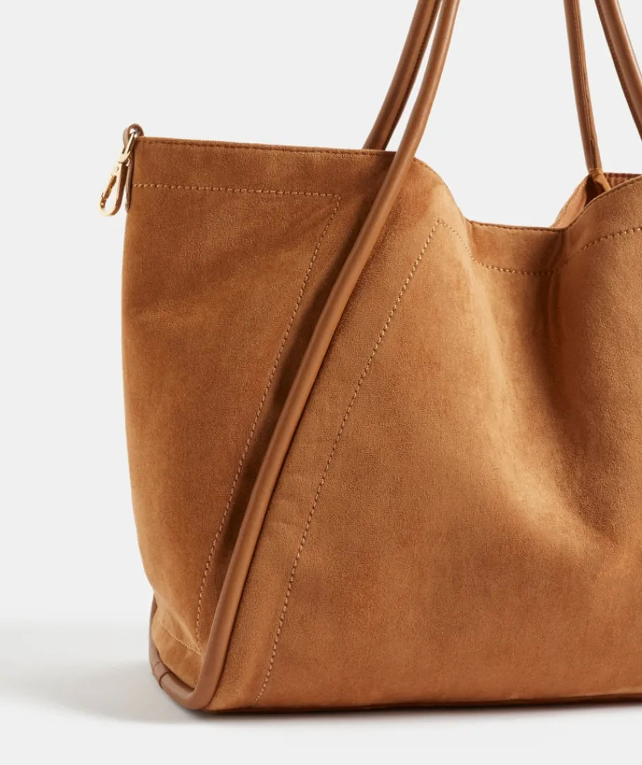 Sussan Bags>Faux Suede Summer Tote Bag