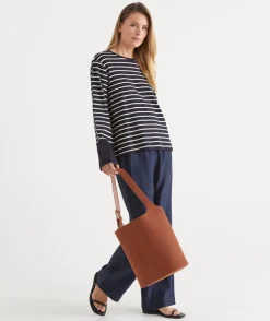 Sussan Pants>Relaxed Crle Wide Leg Pant