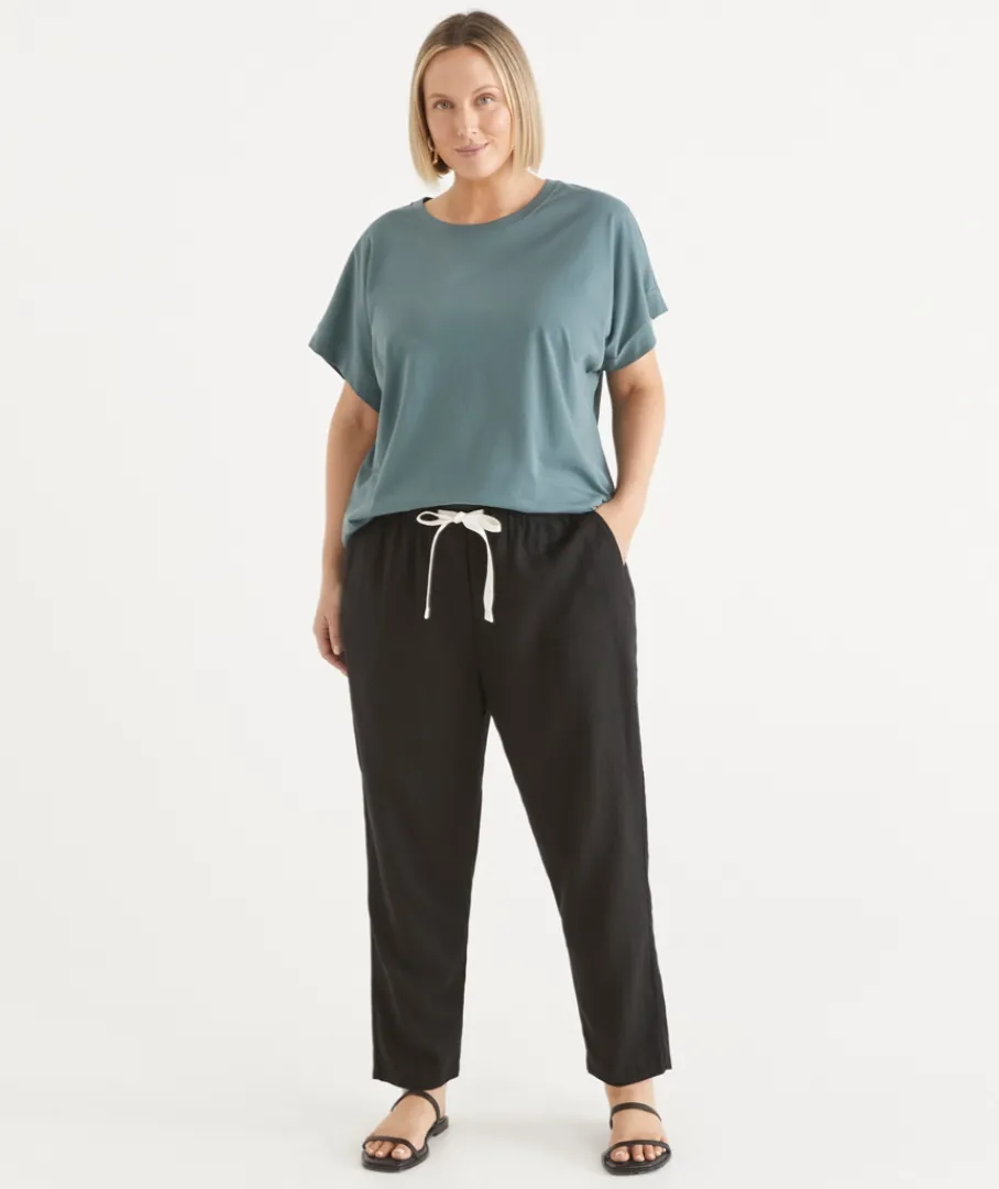 Sussan Pants>Relaxed Drawstring Tapered Pant
