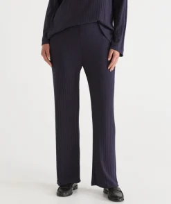 Sussan Pants|Loungewear>Ribbed Straight Leg Pant