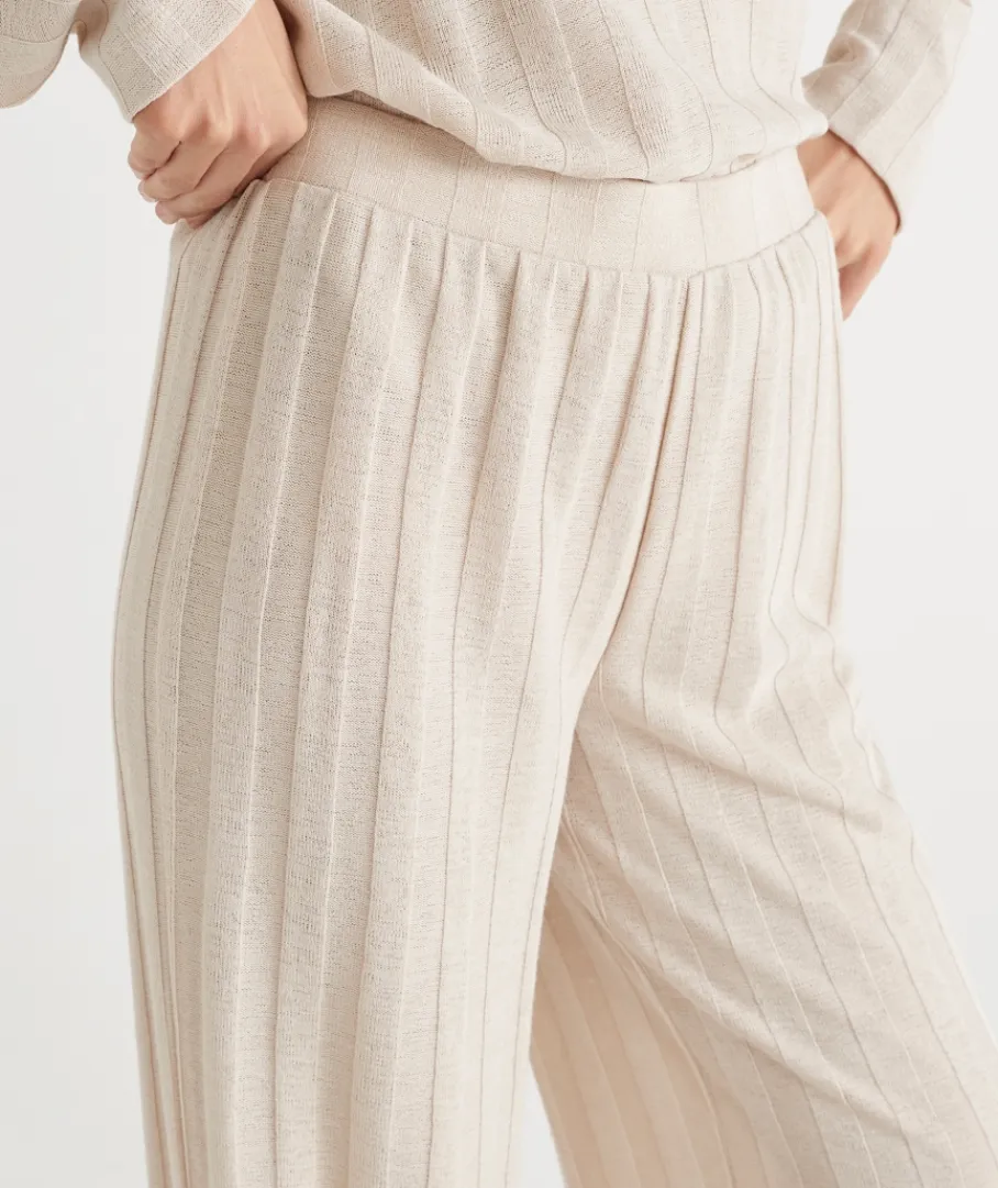 Sussan Pants|Loungewear>Self-Stripe Knit Pant