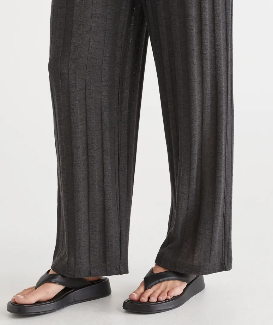 Sussan Pants|Loungewear>Self-Stripe Knit Pant
