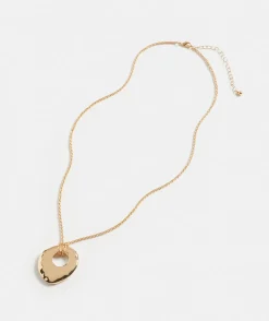 Sussan Jewellery>Solid Ring Pendant Necklace