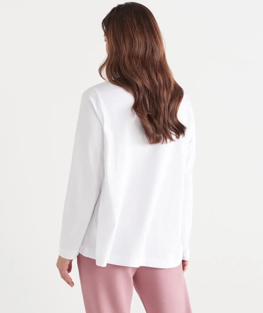 Sussan Tops|T-Shirts>Swing Long Sleeve Top -