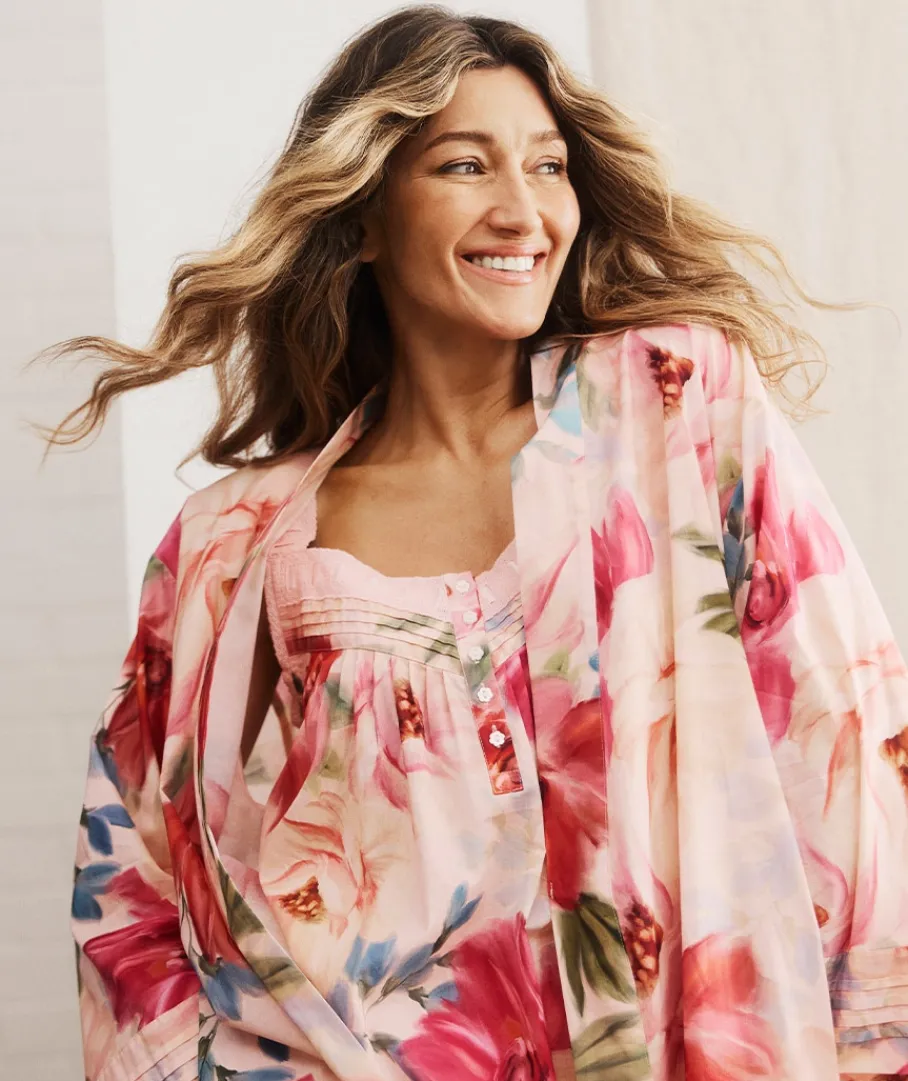 Sussan Nighties>Vintage Floral Sleeveless Nightie -