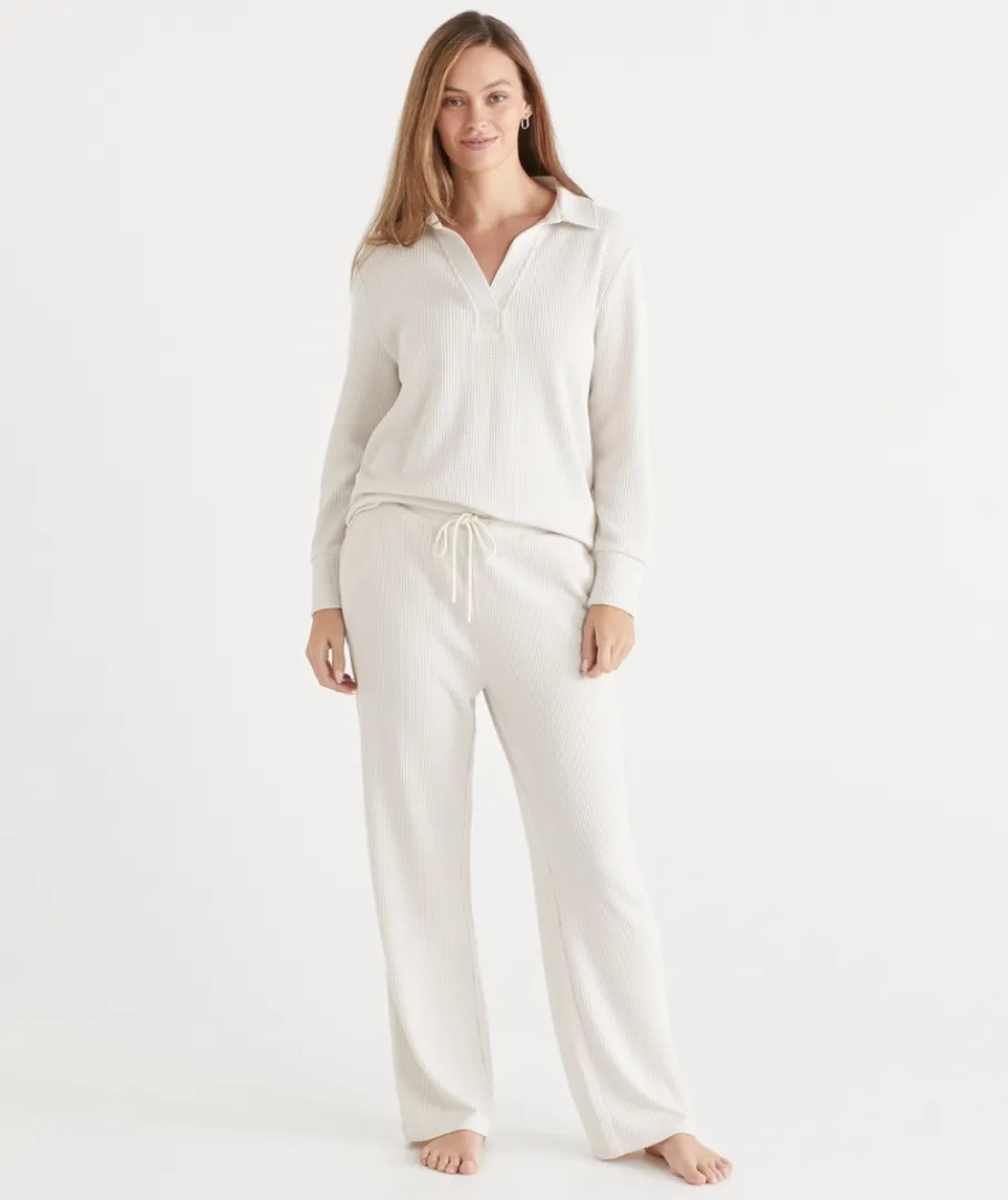 Sussan Loungewear|Matching Sets>Waffle Lounge Pant