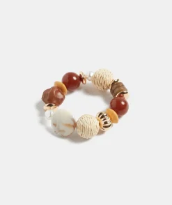 Sussan Jewellery>Wooden Pearl Stretch Bracelet