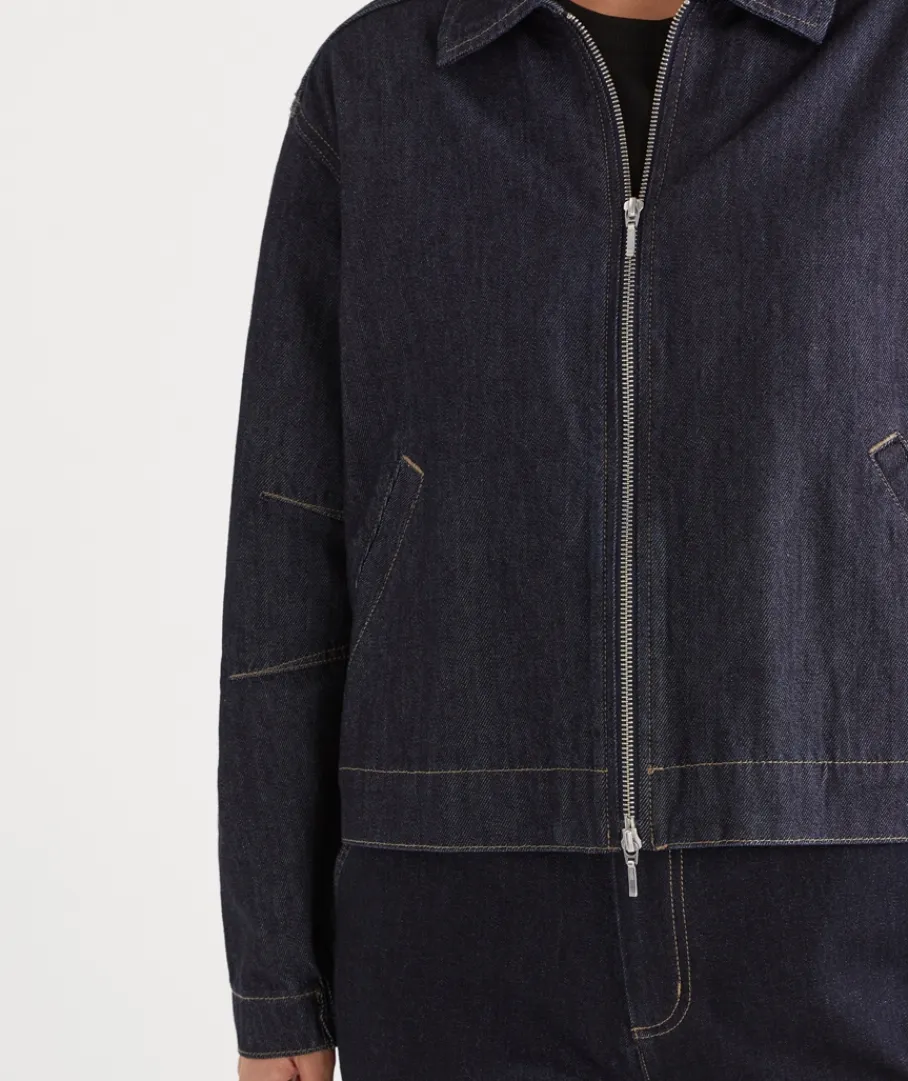 Sussan Denim|Jackets & Coats>Zip Through Denim Jacket